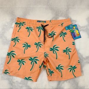 Surf Society palm trees swim trunks size XL